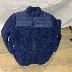 Vineyard Vines Boys fleece Jacket Blue size 6